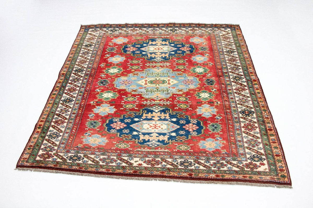 Tapis Ziegler - Kazak carré  - 197 x 188 cm - rouge