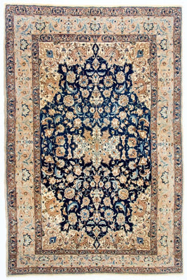 Tapis persan - Nain - Premium - 169 x 113 cm - bleu