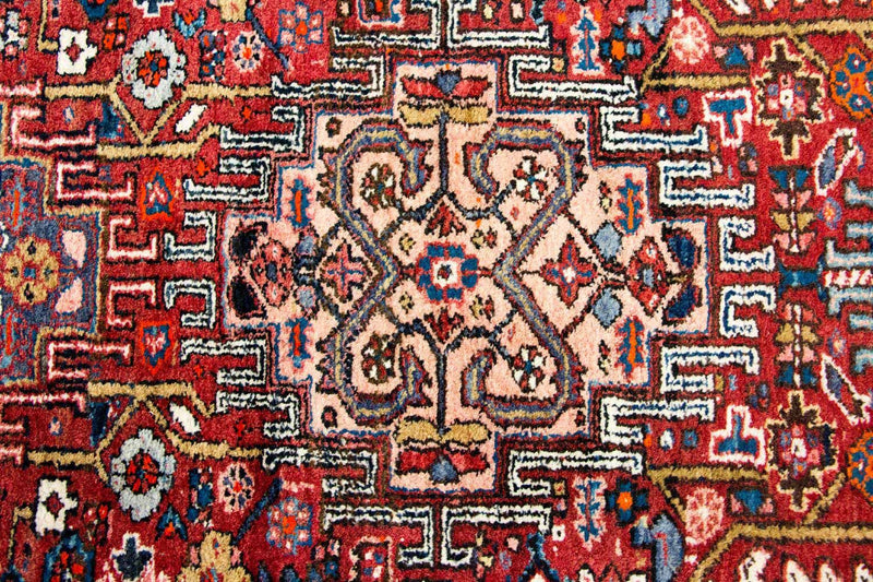 Tapis de couloir Tapis persan - Nomadic - 333 x 110 cm - rouge