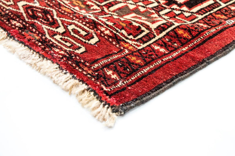 Tapis afghan - Boukhara - 215 x 152 cm - rouge