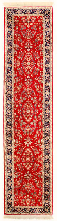 Tapis de couloir Tapis persan - Tabriz - 336 x 78 cm - rouge