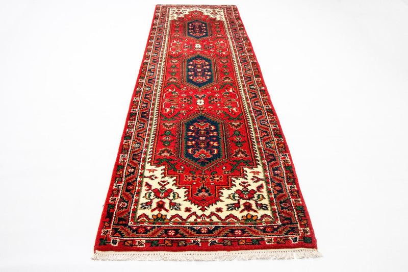 Tapis de couloir Tapis oriental - 334 x 89 cm - rouge