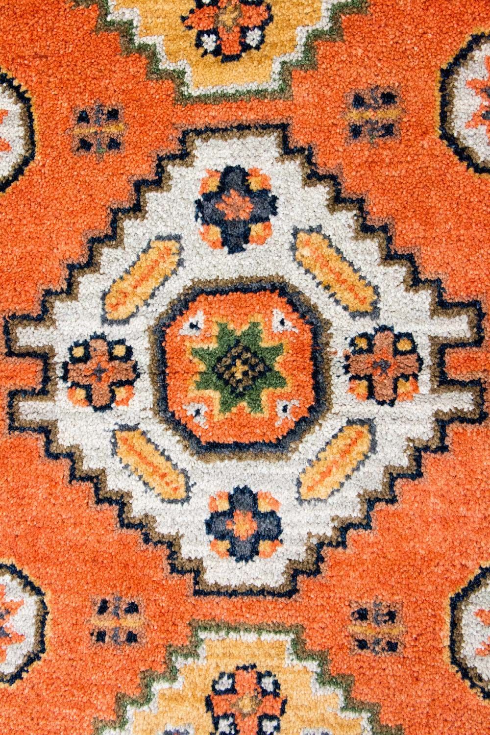 Tapis oriental - 158 x 95 cm - orange