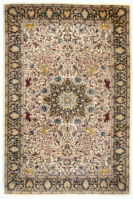 Tapis persan - Classique - 220 x 140 cm - beige