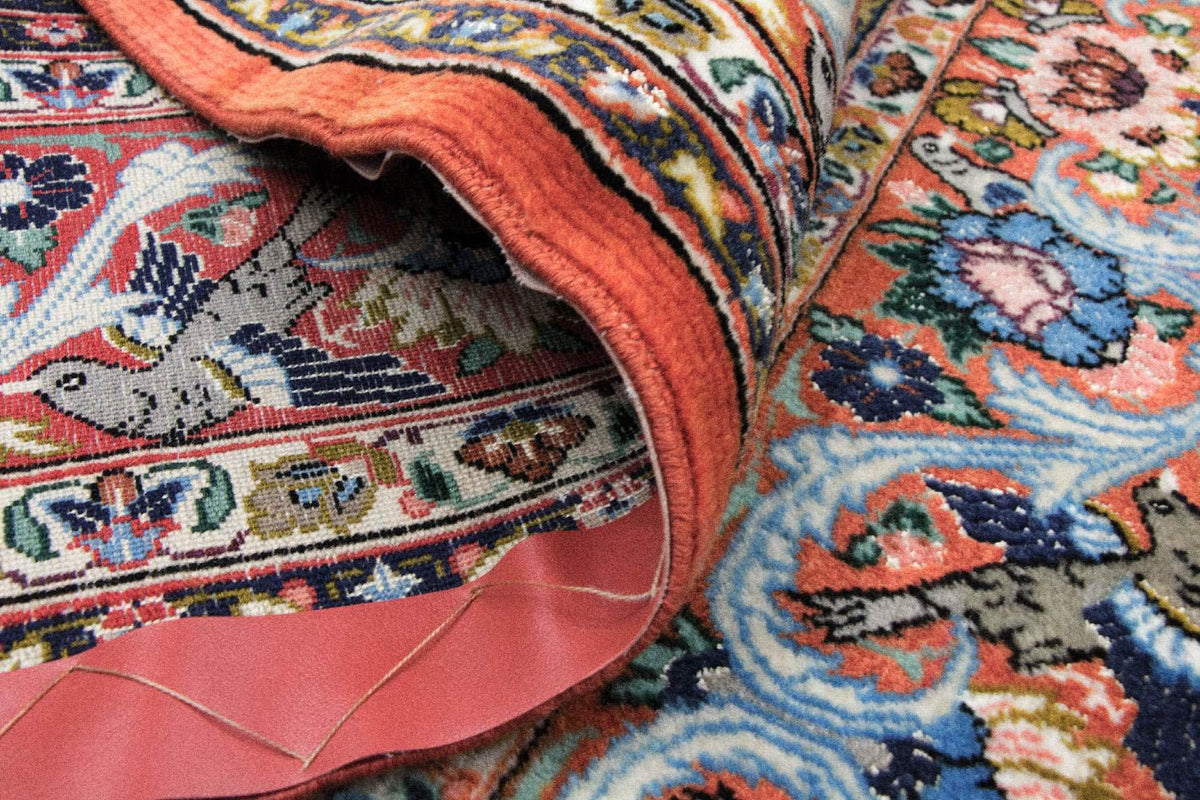 Tapis persan - Isfahan - Premium - 160 x 106 cm - bleu foncé