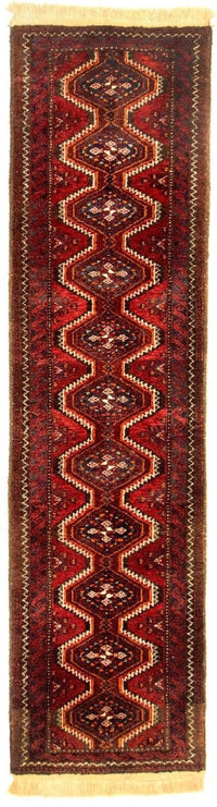 Tapis de couloir Tapis persan - Nomadic - 197 x 52 cm - rouge