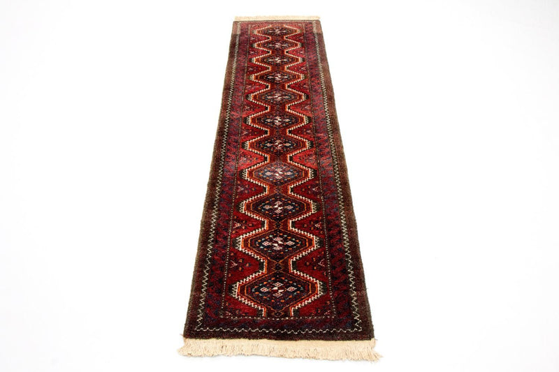Tapis de couloir Tapis persan - Nomadic - 197 x 52 cm - rouge