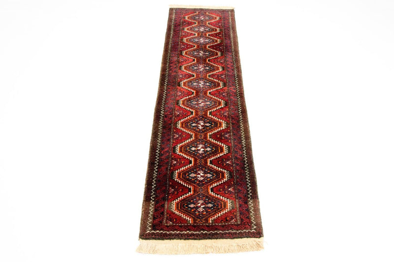 Tapis de couloir Tapis persan - Nomadic - 197 x 52 cm - rouge
