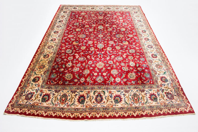 Tapis persan - Tabriz - 410 x 212 cm - rouge
