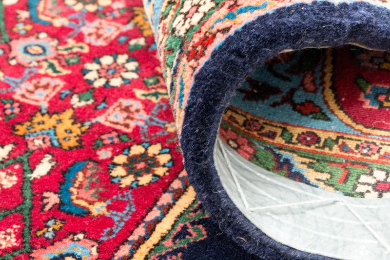 Tapis persan - Bidjar - 315 x 223 cm - bleu foncé