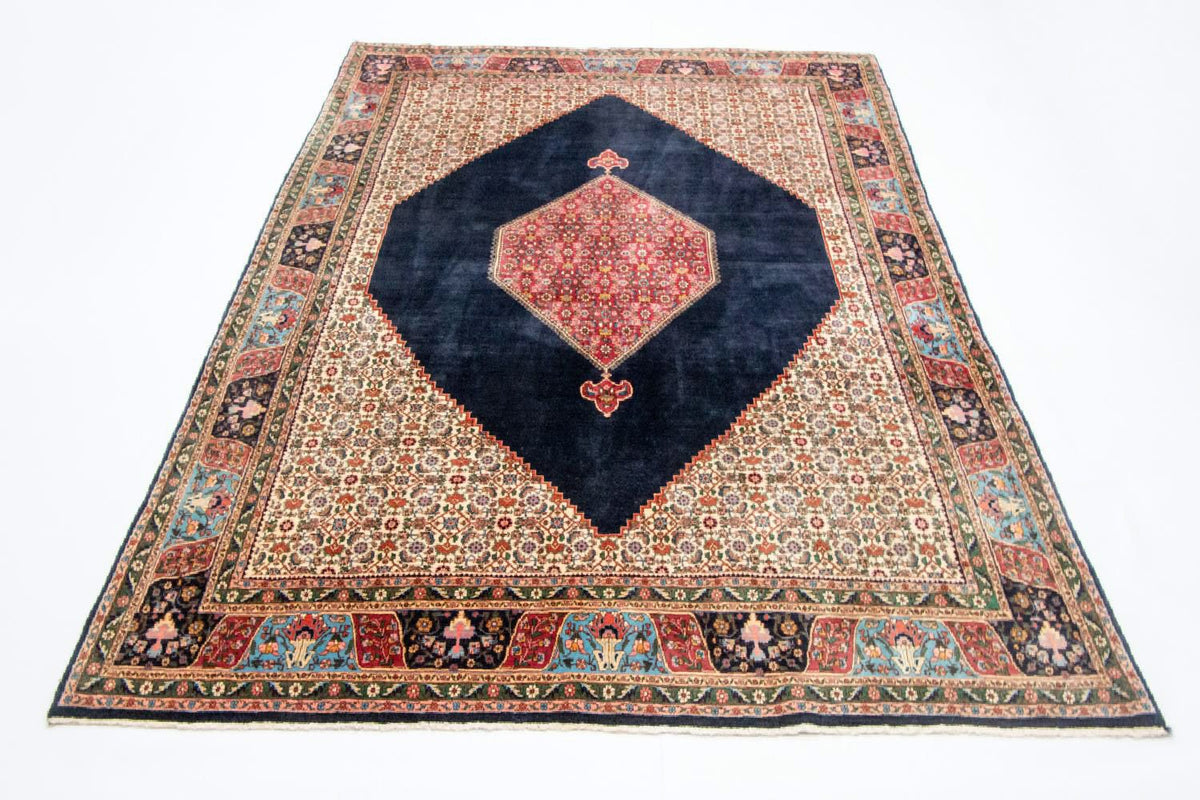 Tapis persan - Bidjar - 315 x 223 cm - bleu foncé