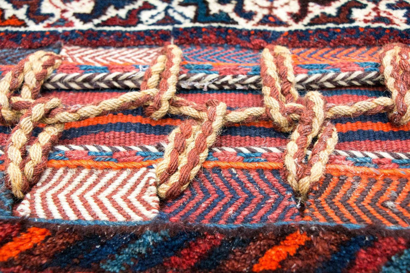 Tapis persan - Nomadic - 123 x 68 cm - multicolore