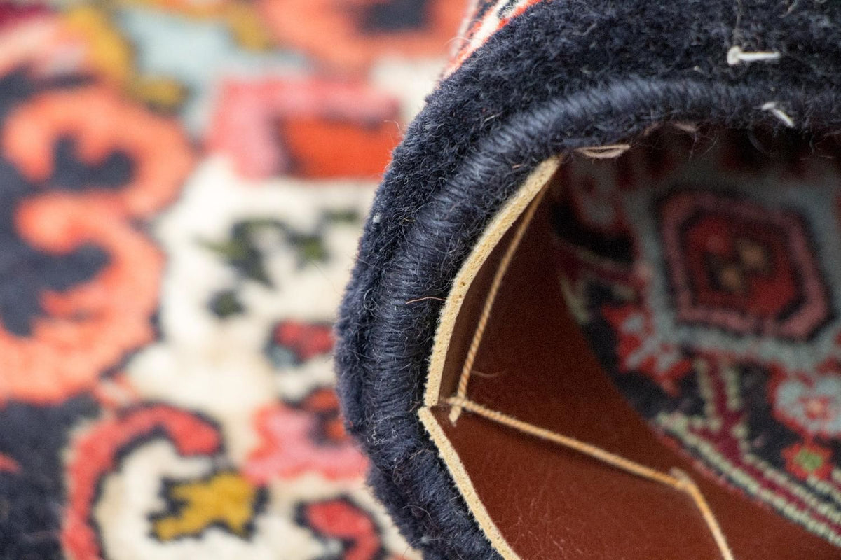 Tapis de couloir Tapis persan - Bidjar - 397 x 89 cm - rouge