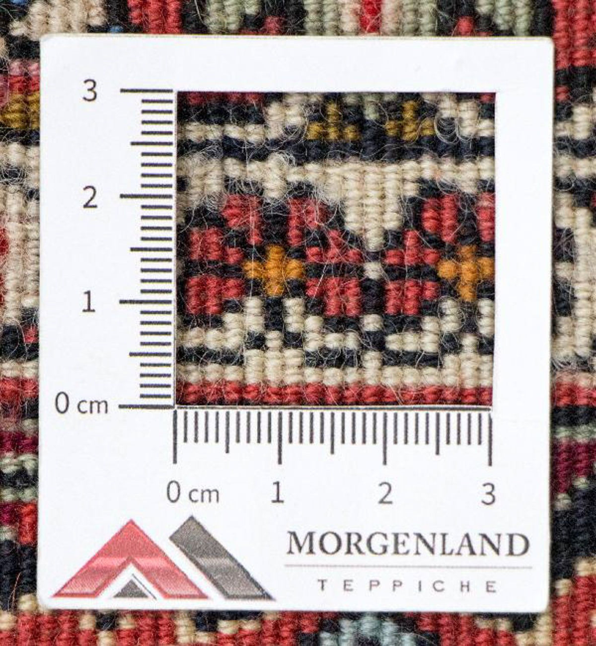 Tapis de couloir Tapis persan - Bidjar - 397 x 89 cm - rouge