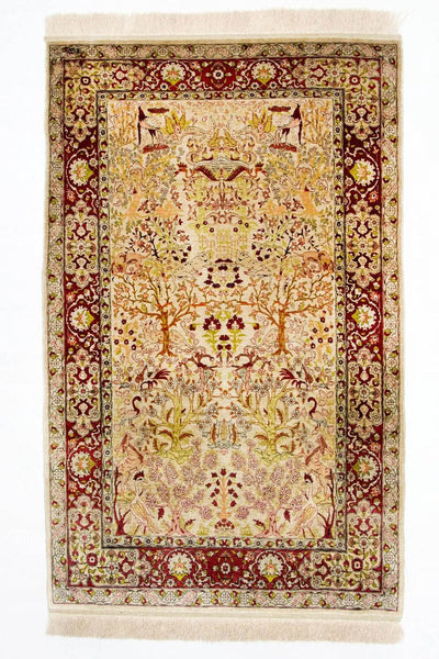 Tapis de Hereke en soie Tapis 92x150cm - Tapis oriental