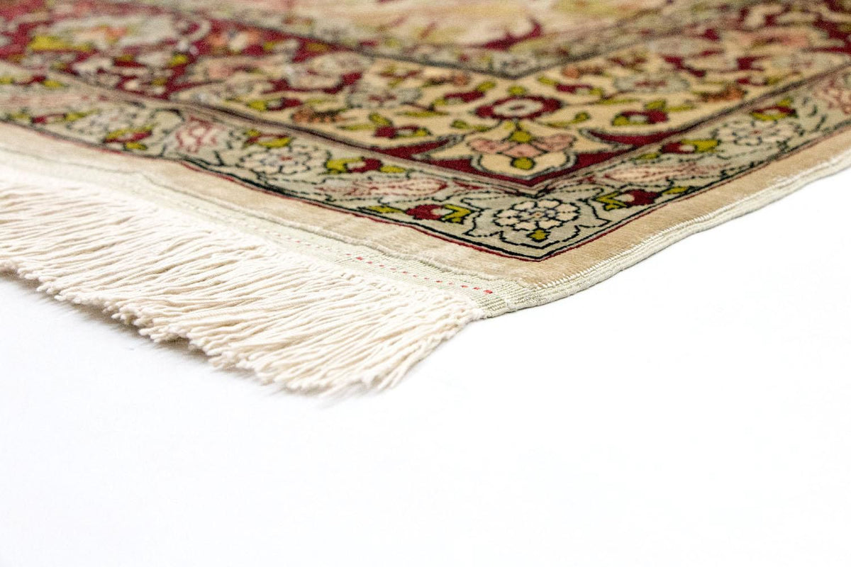 Tapis en soie - Soie Hereke - Premium - 150 x 92 cm - beige