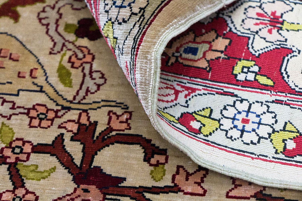 Tapis en soie - Soie Hereke - Premium - 150 x 92 cm - beige