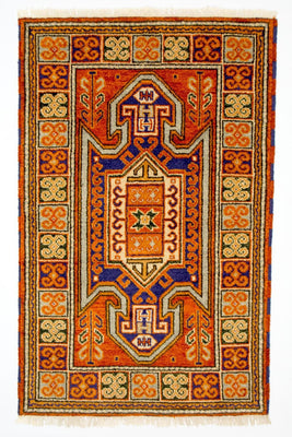 Tapis oriental - 151 x 95 cm - orange