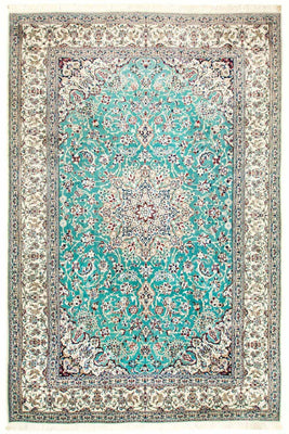 Tapis persan - Nain - Premium - 357 x 219 cm - vert