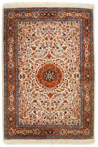 Tapis persan - Classique - 124 x 83 cm - beige