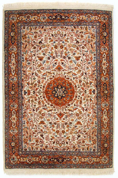 Tapis de Sarouk Tapis 83x124cm - Tapis oriental - beige