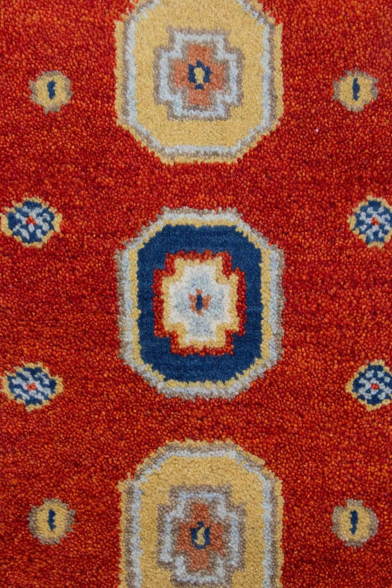 Tapis oriental - 125 x 64 cm - rouge
