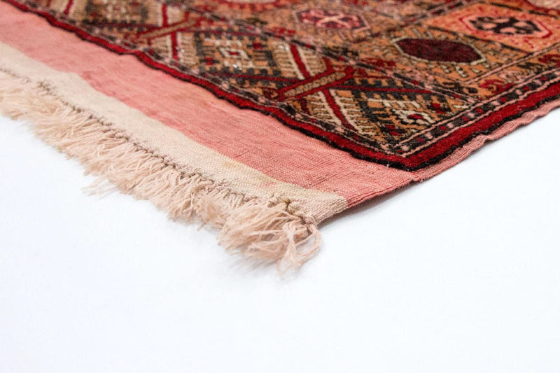 Tapis afghan - Boukhara - 156 x 122 cm - saumon
