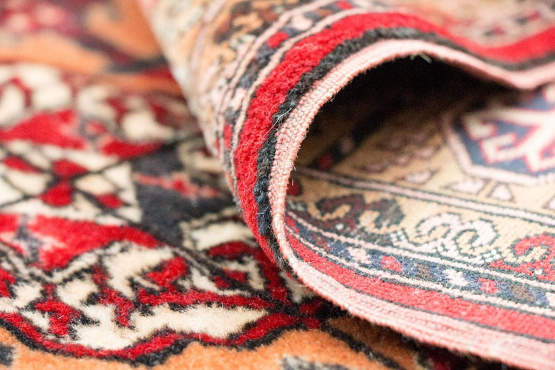 Tapis afghan - Boukhara - 156 x 122 cm - saumon