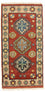 Tapis oriental - 124 x 63 cm - rouge