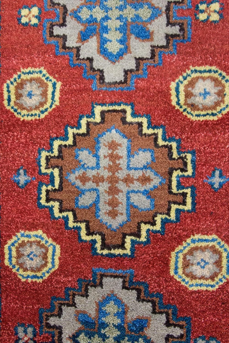 Tapis oriental - 124 x 63 cm - rouge
