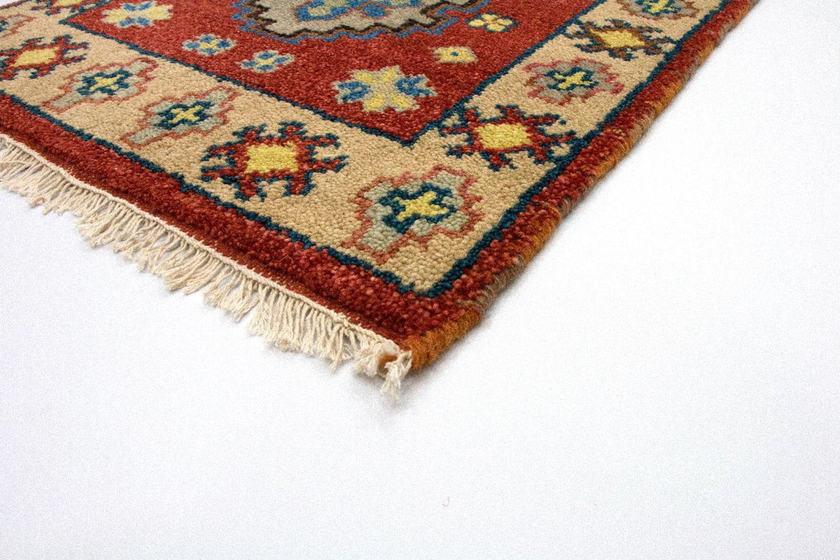 Tapis oriental - 124 x 63 cm - rouge