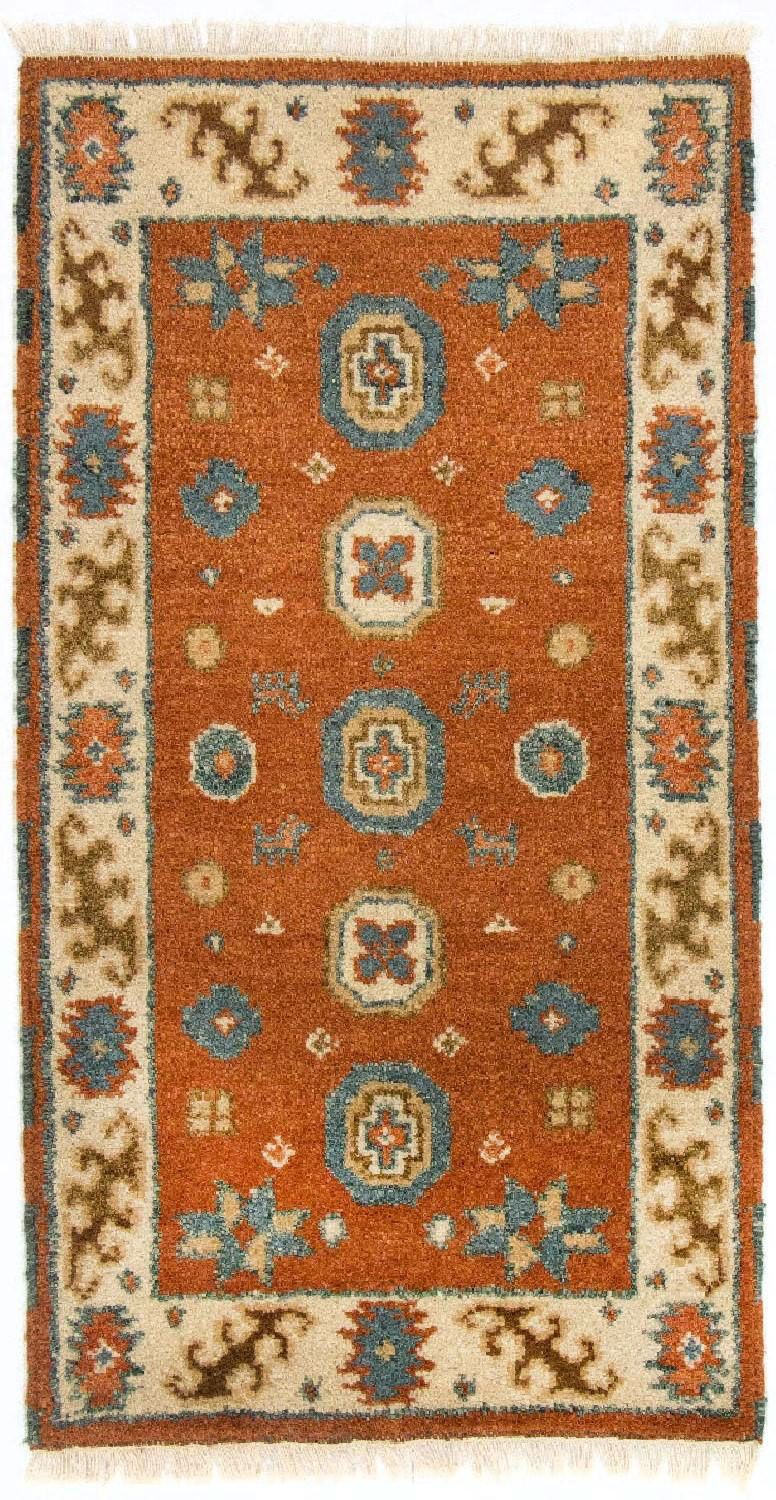 Tapis oriental - 119 x 63 cm - orange