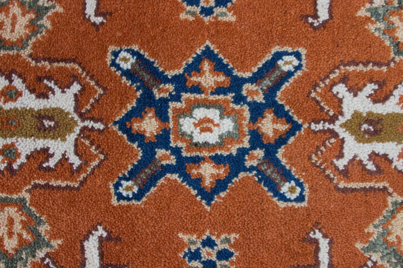 Tapis oriental - 126 x 62 cm - rouille