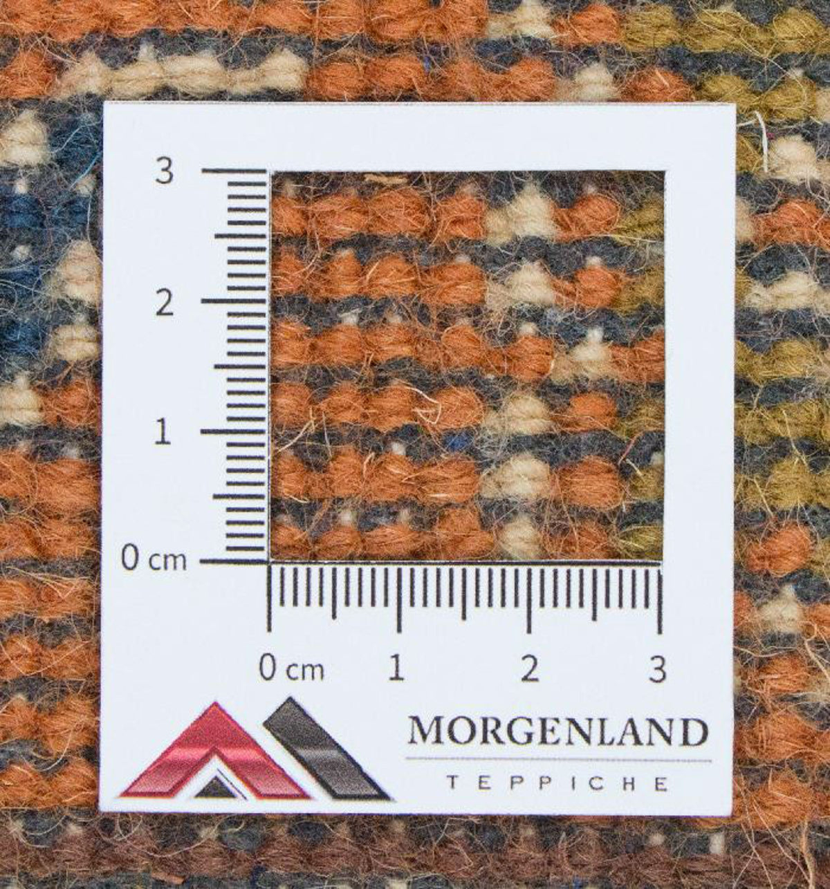 Tapis oriental - 126 x 62 cm - rouille