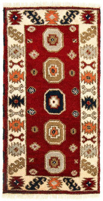 Tapis oriental - 117 x 64 cm - rouge