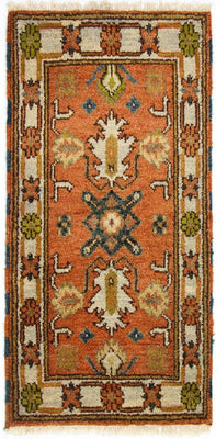 Tapis oriental - 123 x 65 cm - orange