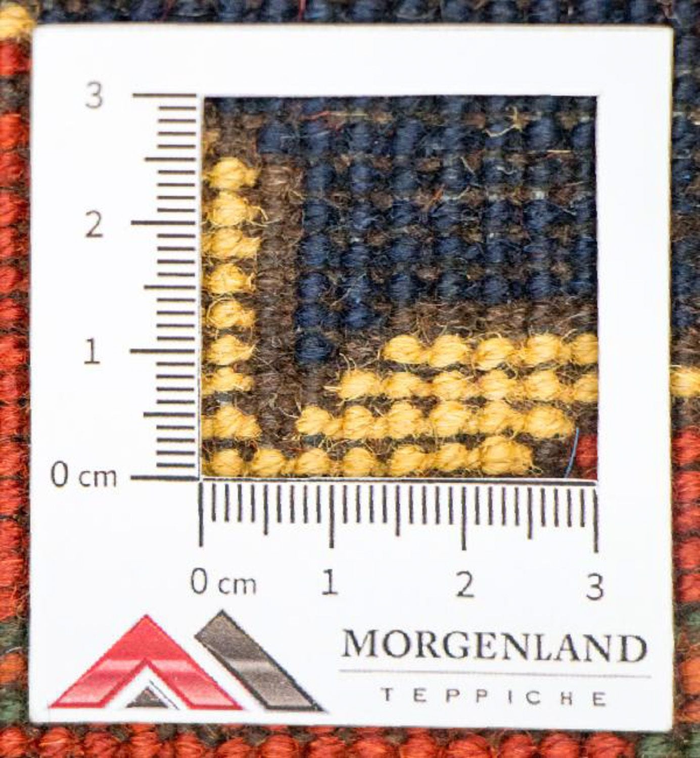 Tapis afghan - Hatschlu - 201 x 155 cm - jaune