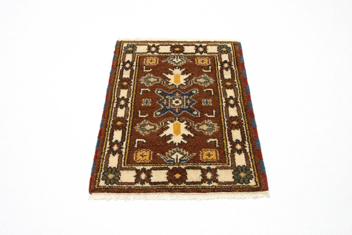 Tapis oriental - 92 x 61 cm - marron