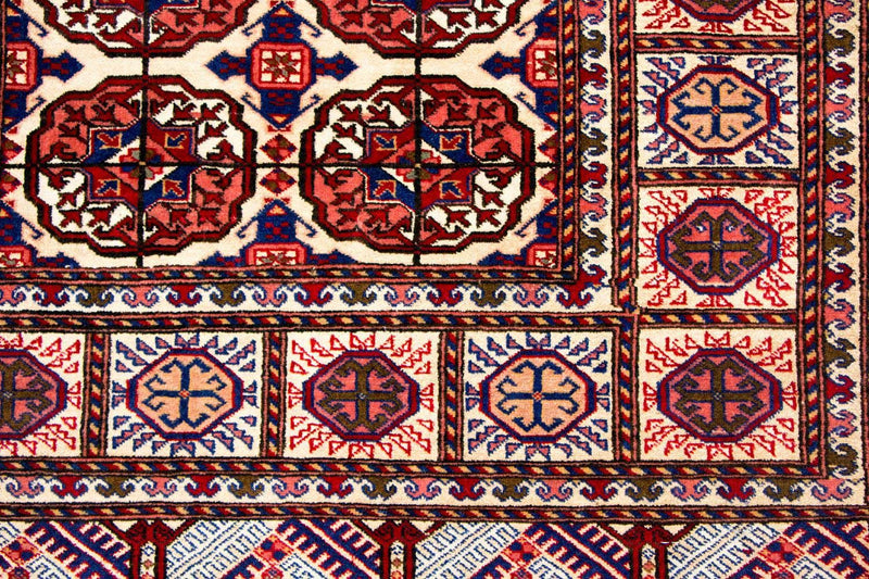 Tapis de couloir Tapis en soie - Soie afghane - 284 x 82 cm - rouge