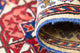 Tapis de couloir Tapis en soie - Soie afghane - 284 x 82 cm - rouge