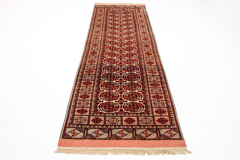 Tapis de couloir Tapis en soie - Soie afghane - 284 x 82 cm - rouge