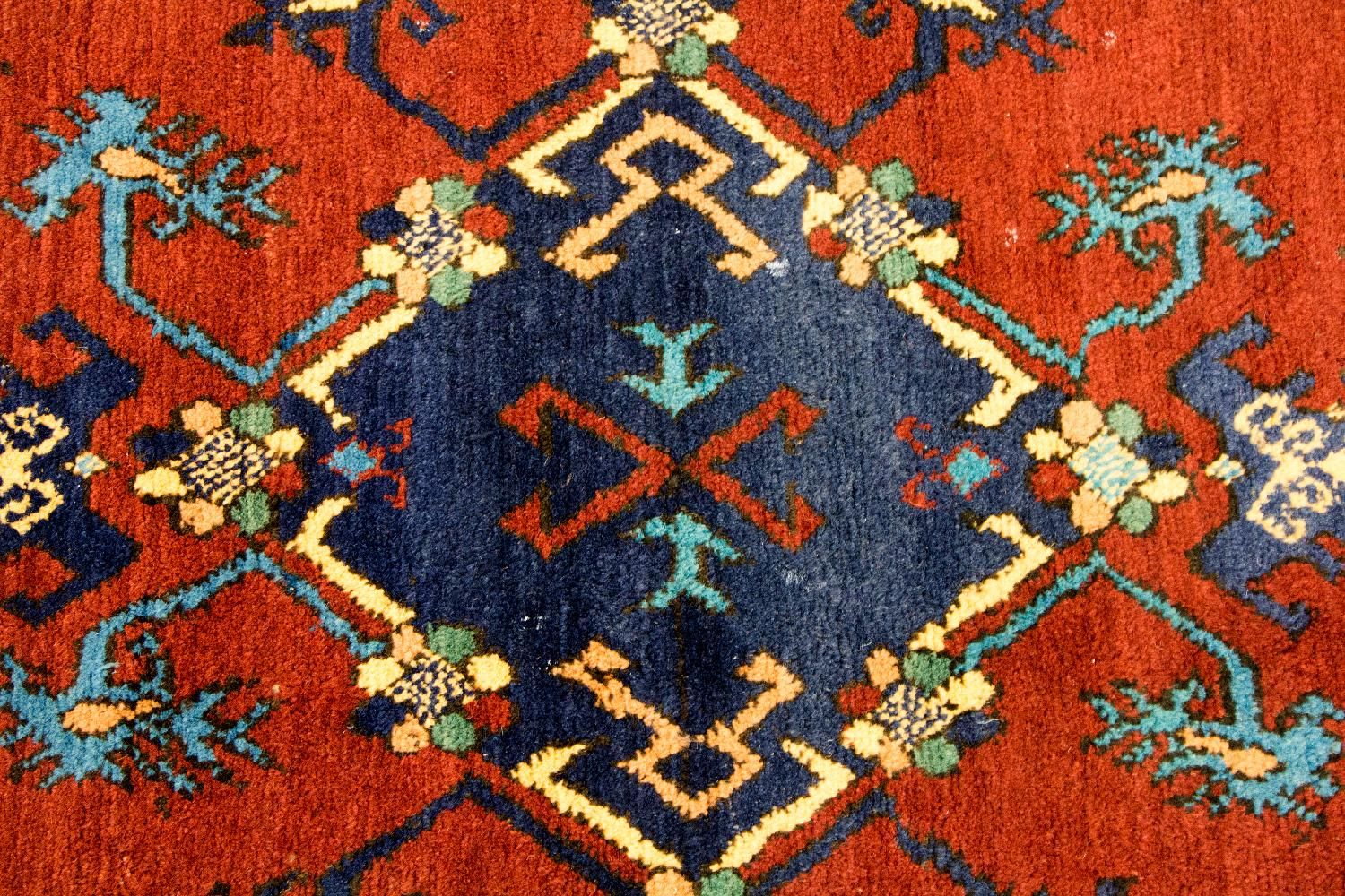 Tapis afghan - Kunduz - 294 x 211 cm - rouge