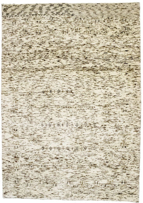 Tapis en laine - 198 x 142 cm - beige