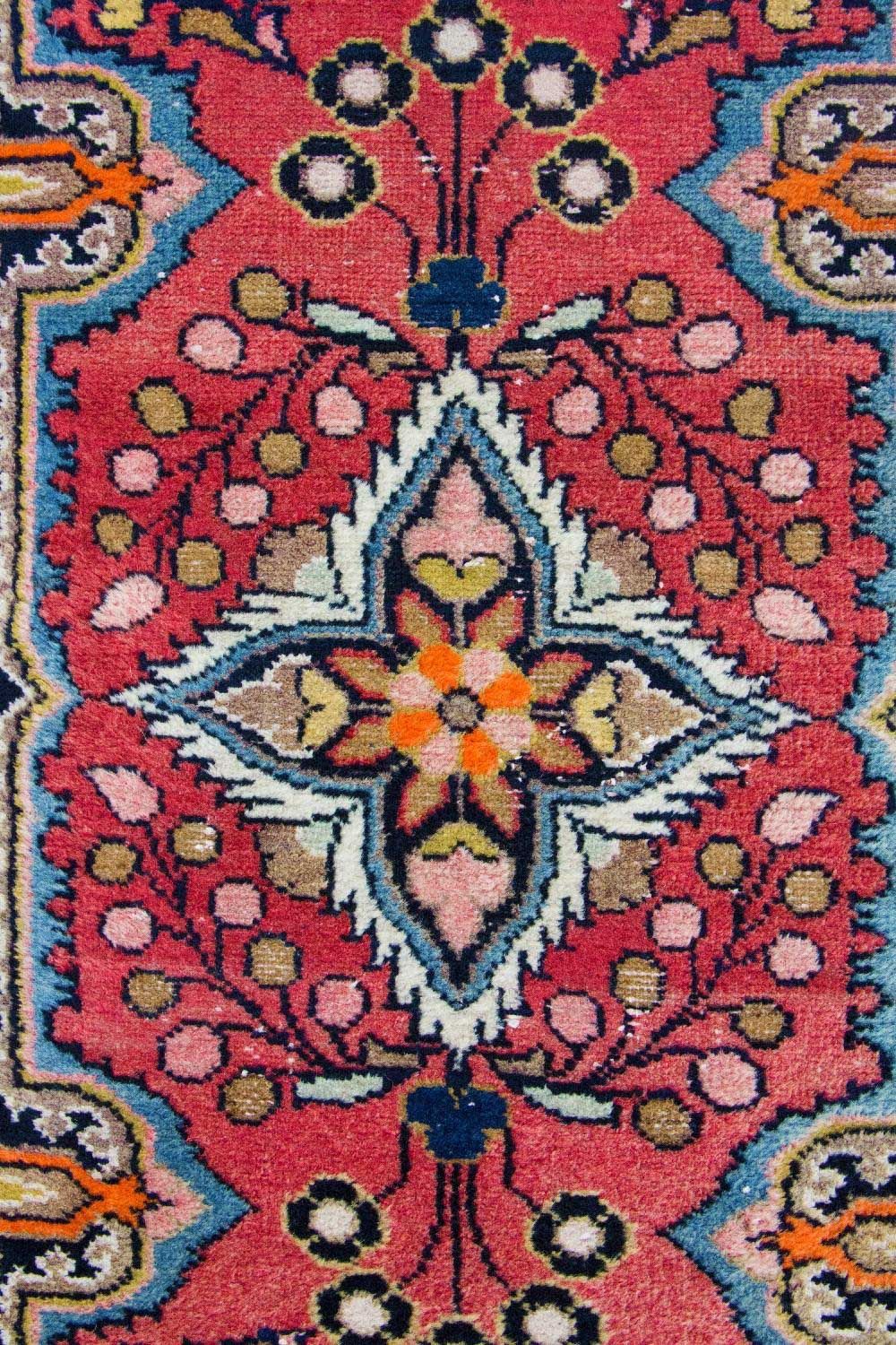 Tapis persan - Nomadic - 126 x 66 cm - rouge