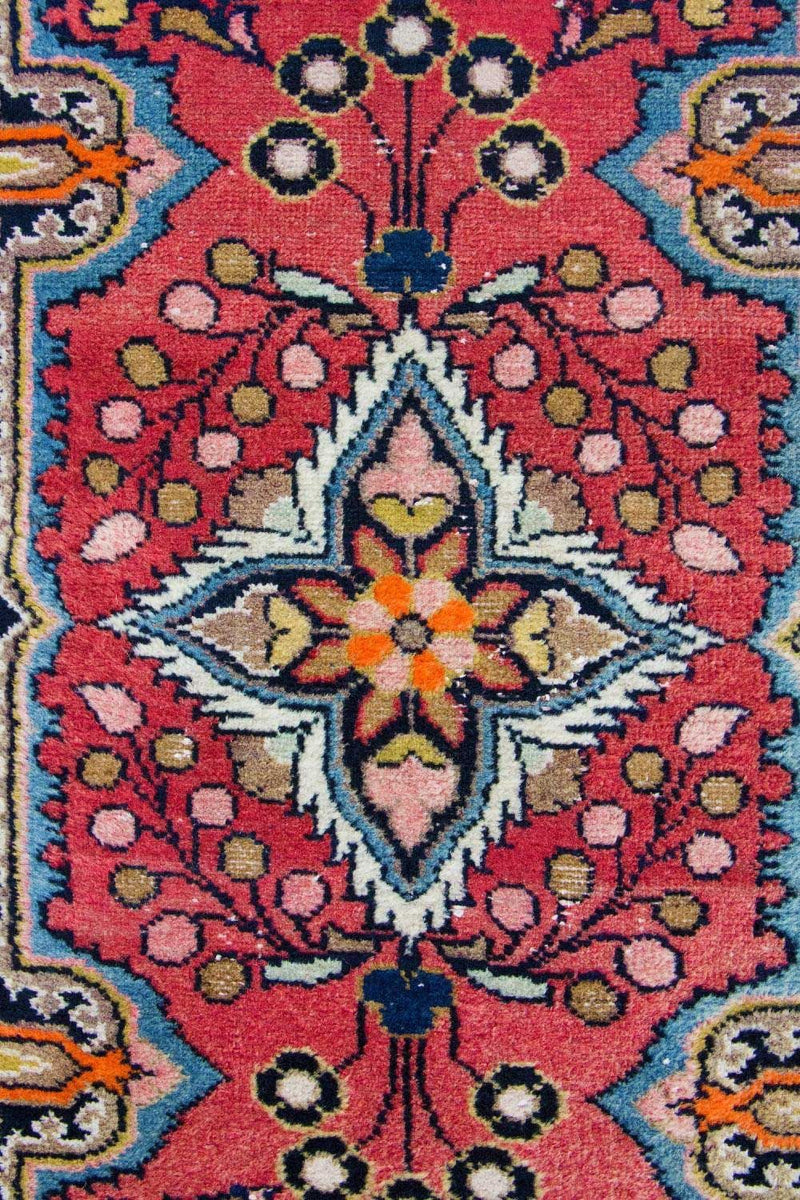 Tapis persan - Nomadic - 126 x 66 cm - rouge
