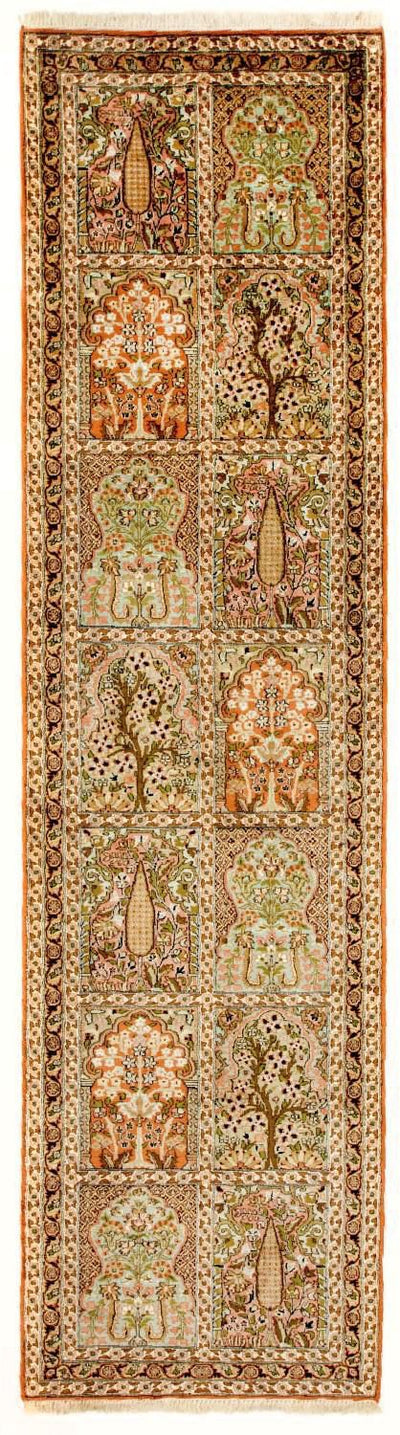 Tapis en soie du Cachemire Tapis 82x313cm - Tapis oriental