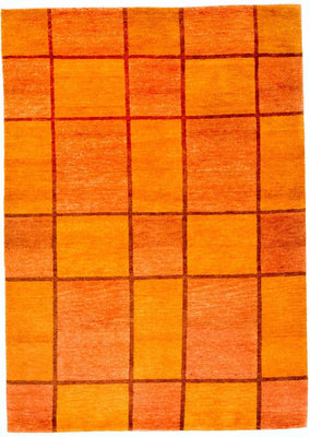Tapis Gabbeh - Indus - 239 x 168 cm - orange