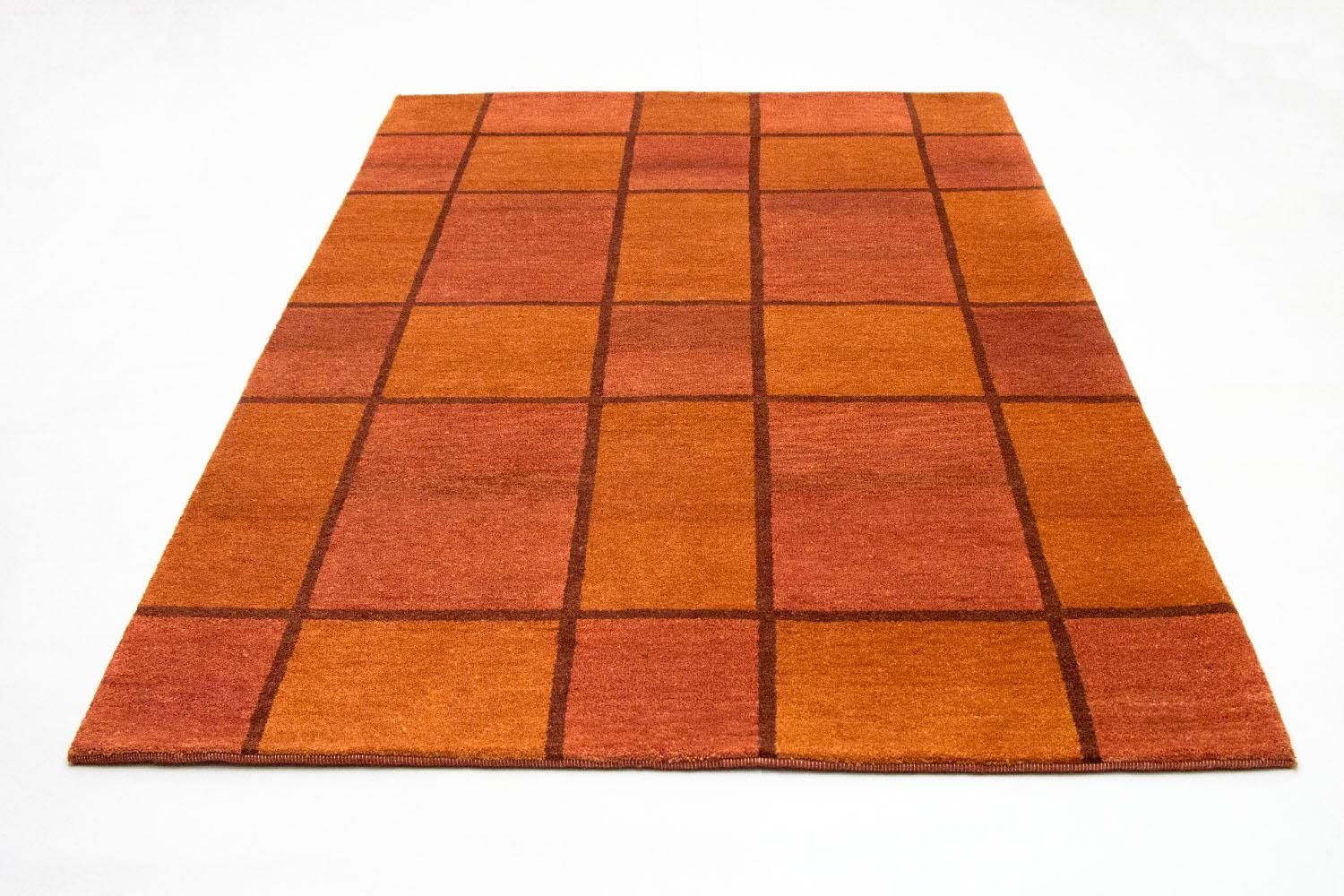 Tapis Gabbeh - Indus - 239 x 168 cm - orange