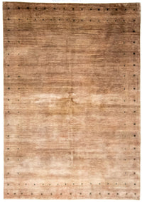 Tapis Gabbeh - Loribaft Persan - 242 x 167 cm - marron