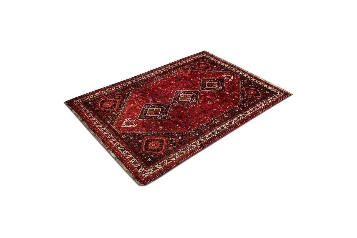 Tapis persan - Nomadic - 304 x 220 cm - rouge